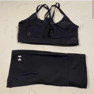 Under Armour set, sports bra and shorts